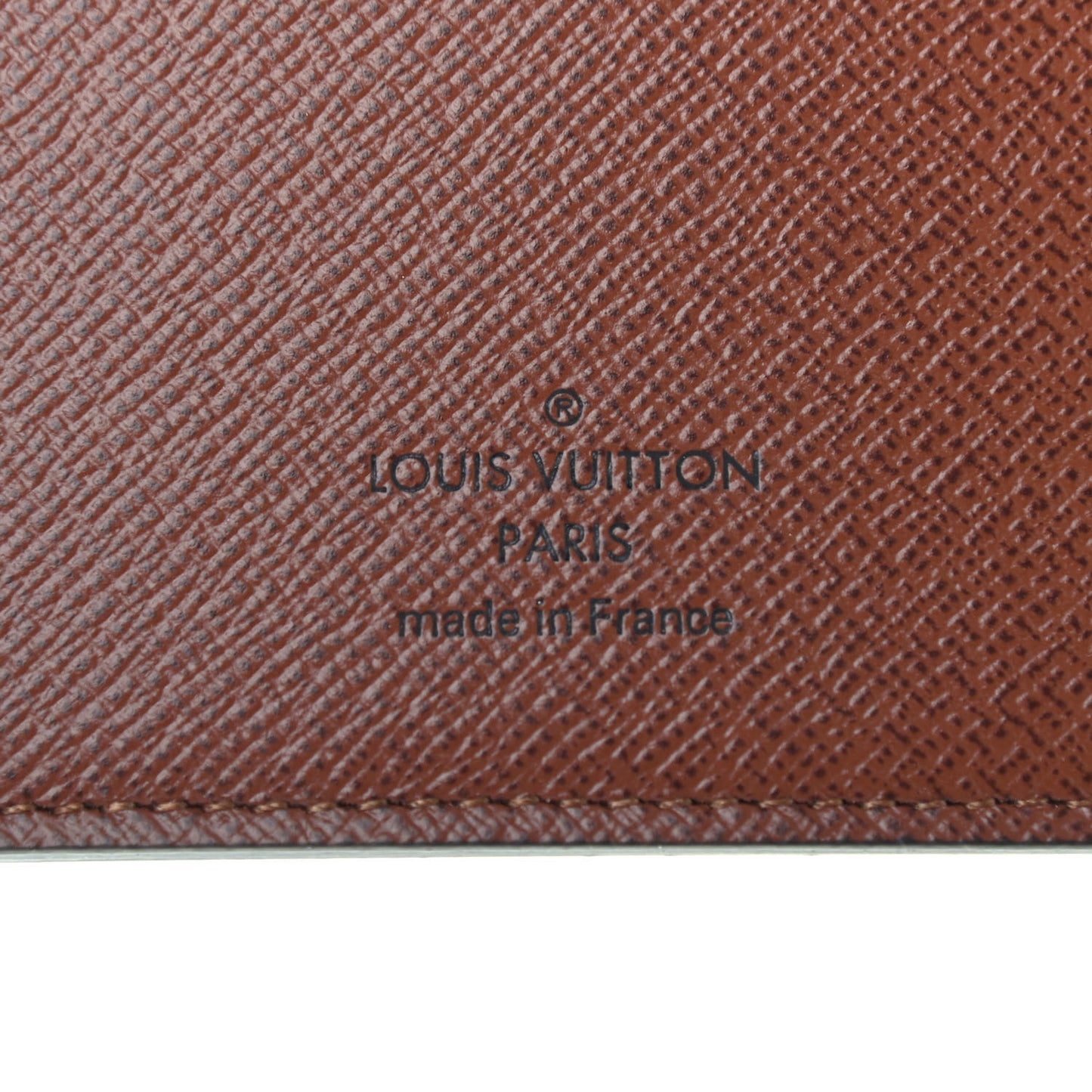 Monogram Desk Agenda Cover