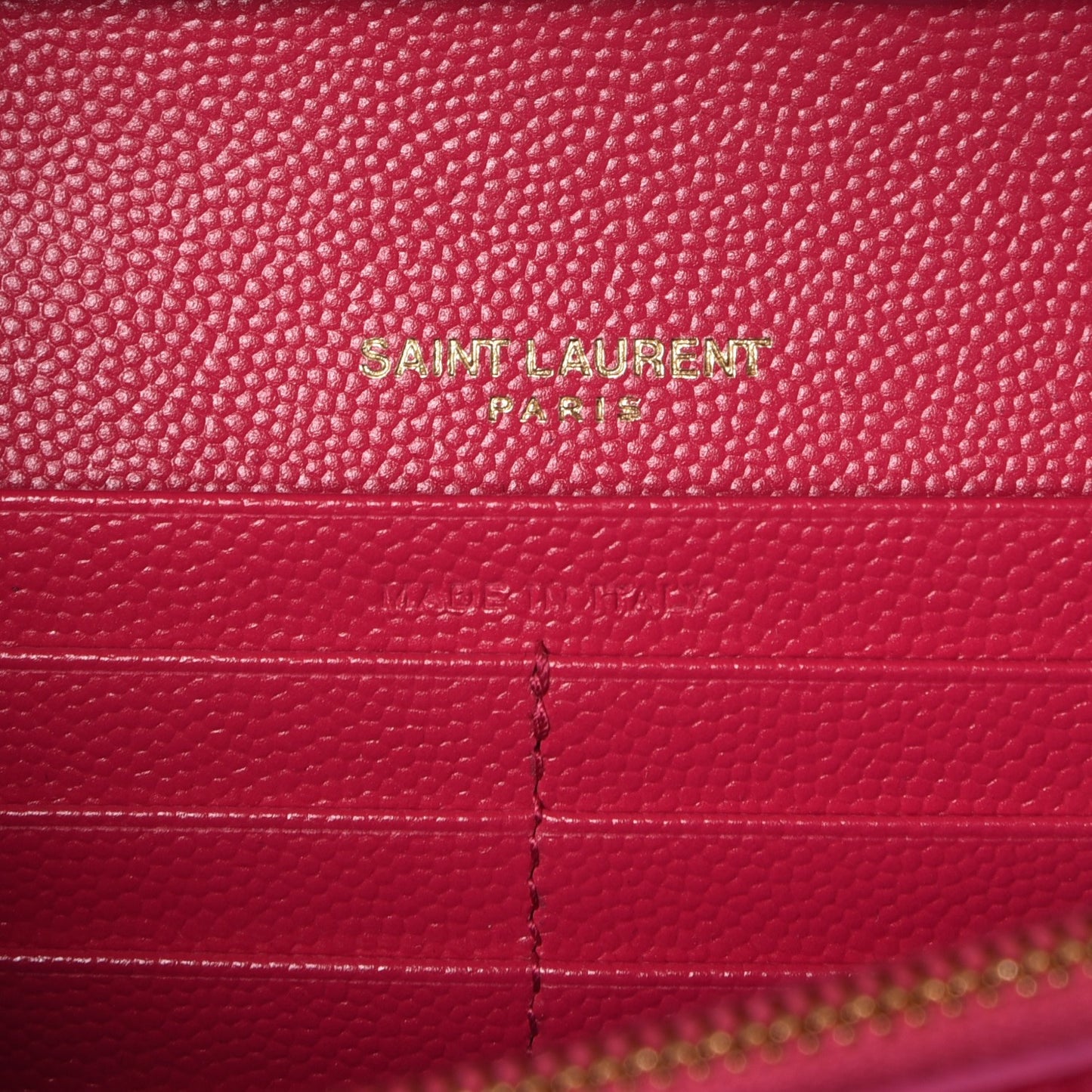 Grain De Poudre Matelasse Chevron Monogram Chain Wallet Bubblegum
