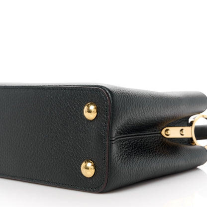 Louis Vuitton Taurillon Capucines BB Black 10 of 10