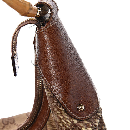 Gucci Monogram Bamboo Ring Hobo Brown 16 of 17