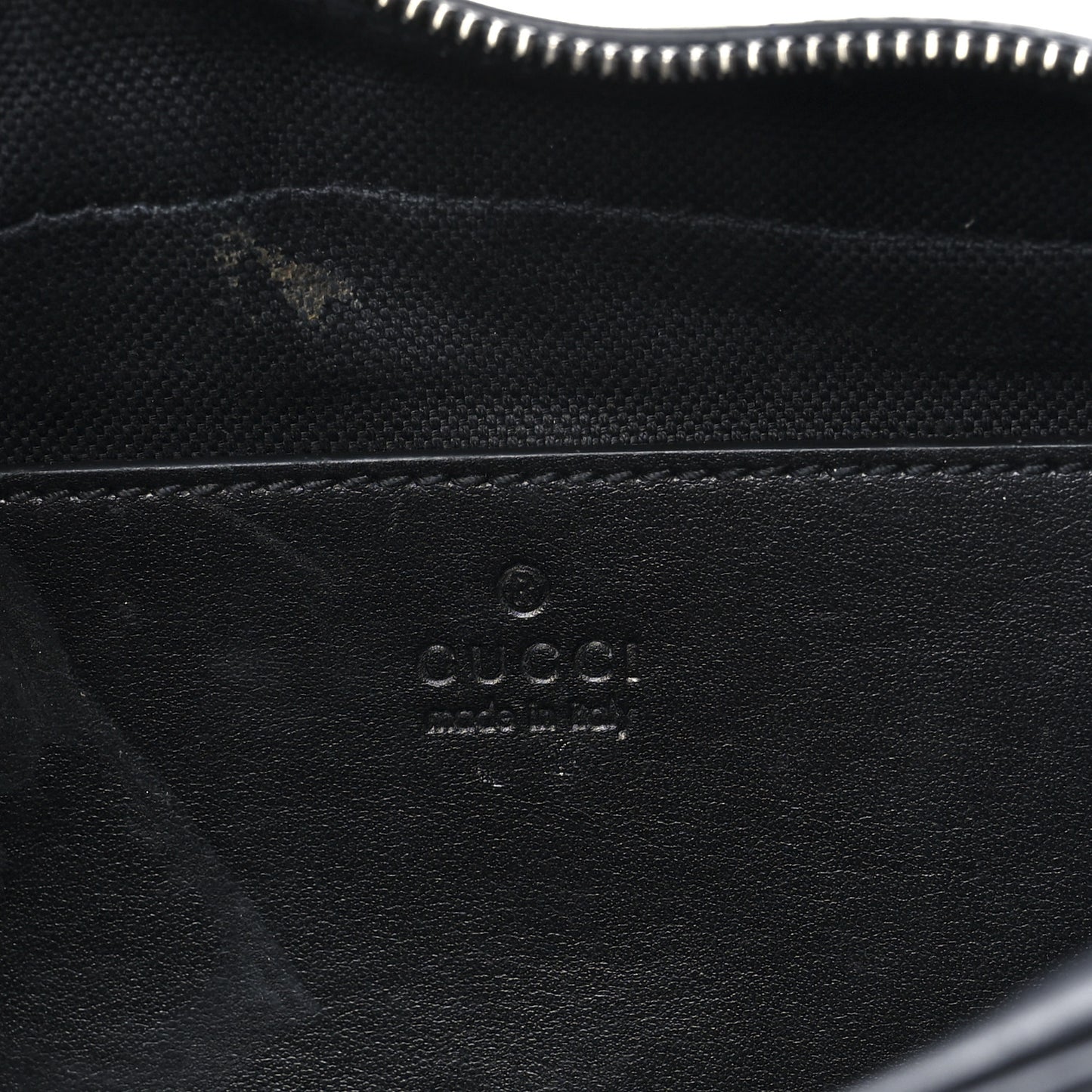 Calfskin Matelasse Monochrome Small GG Marmont Chain Shoulder Bag Black