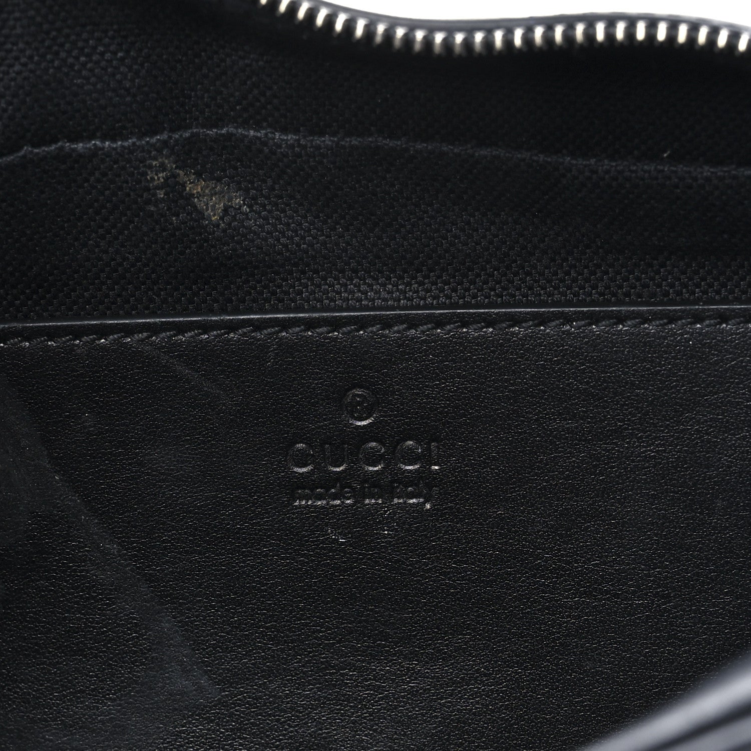 Gucci Calfskin Matelasse Monochrome Small GG Marmont Chain Shoulder Bag Black 5 of 11