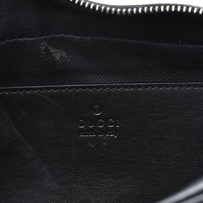 Gucci Calfskin Matelasse Monochrome Small GG Marmont Chain Shoulder Bag Black 5 of 11