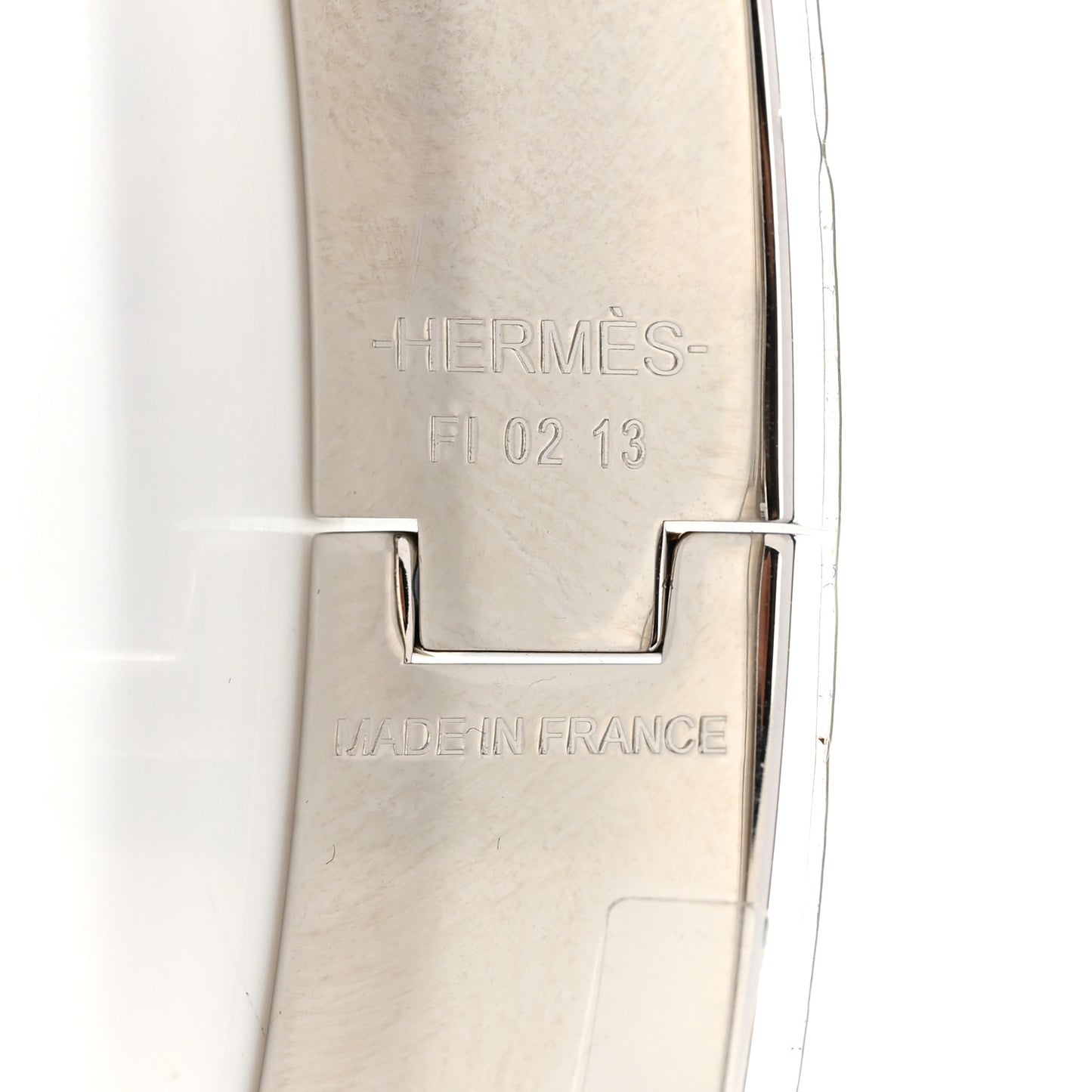 Enamel Narrow Clic Clac H Bracelet PM Chardon
