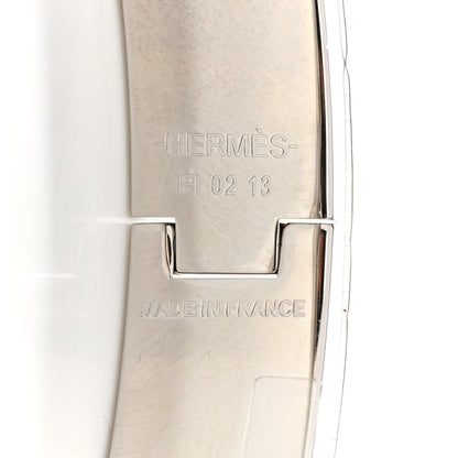 Hermes Enamel Narrow Clic Clac H Bracelet PM Chardon 4 of 6
