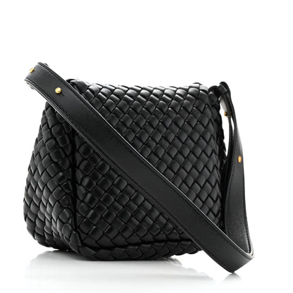 Bottega Veneta Nappa Intrecciato Mini Cobble Shoulder Bag Black 3 of 11