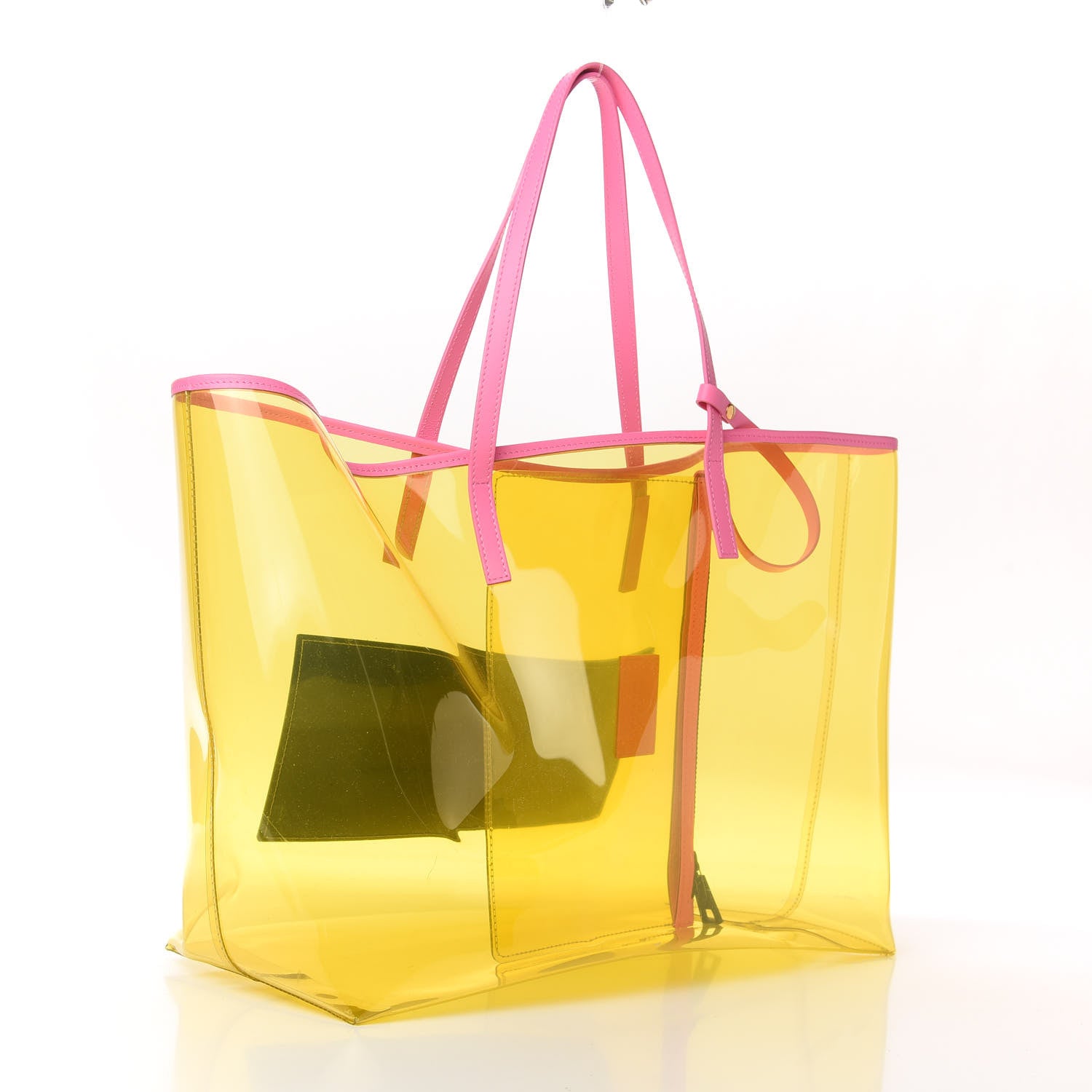Versace Vinyl Calfskin 90s Logo Tote Multicolor 3 of 9
