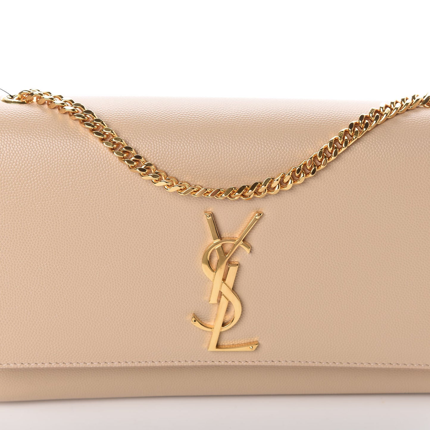 Grain De Poudre Medium Monogram Kate Satchel Nude Powder