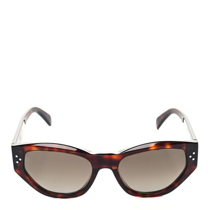 Celine Acetate Polarized Square Sunglasses CL40219I Havana 2 of 7