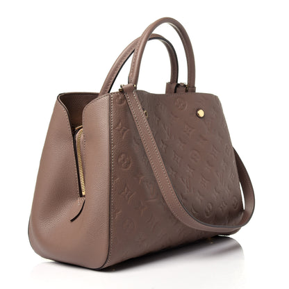 Louis Vuitton Empreinte Montaigne MM Taupe Glace 4 of 12