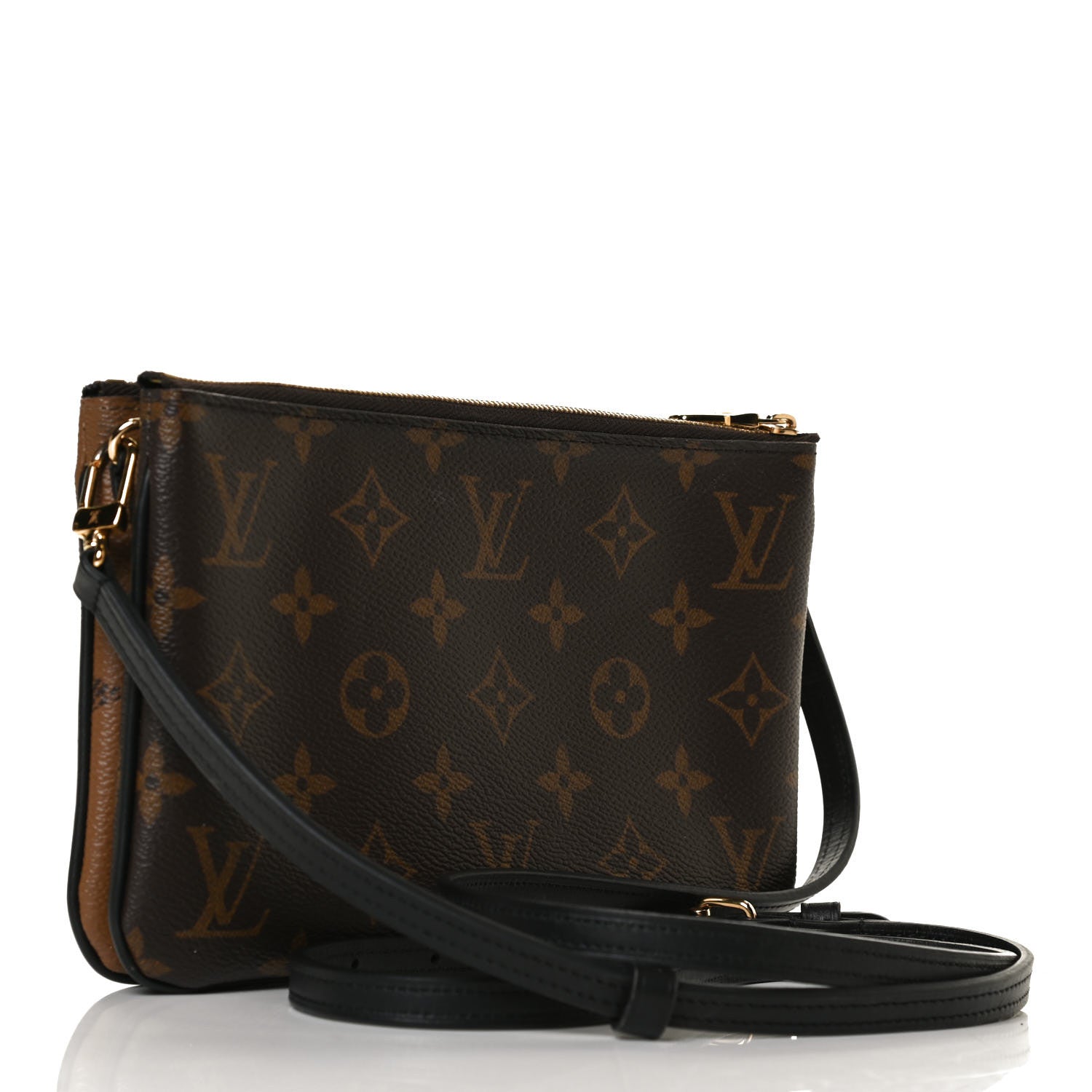Louis Vuitton Reverse Monogram Giant Double Zip Pochette 3 of 12