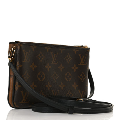Louis Vuitton Reverse Monogram Giant Double Zip Pochette 3 of 12