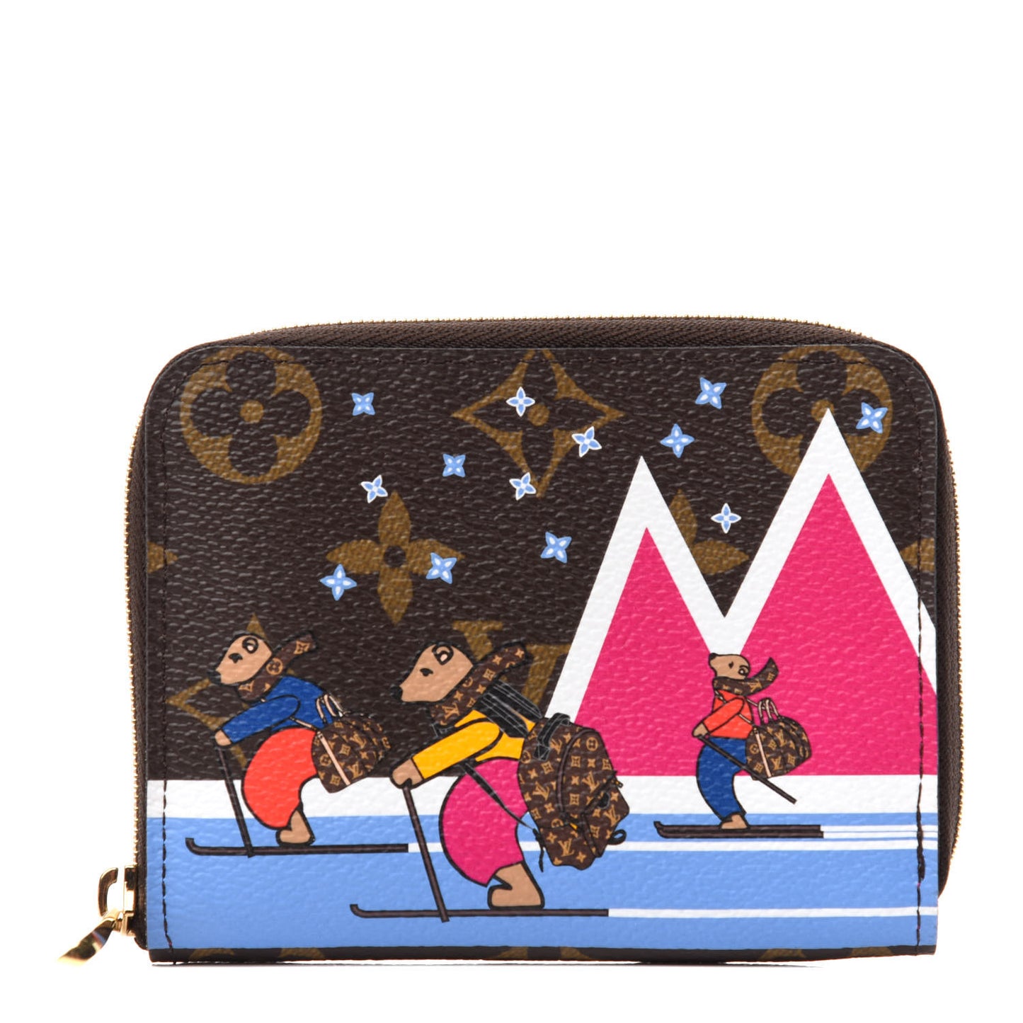 Monogram 2018 Christmas Animation Zippy Coin Purse