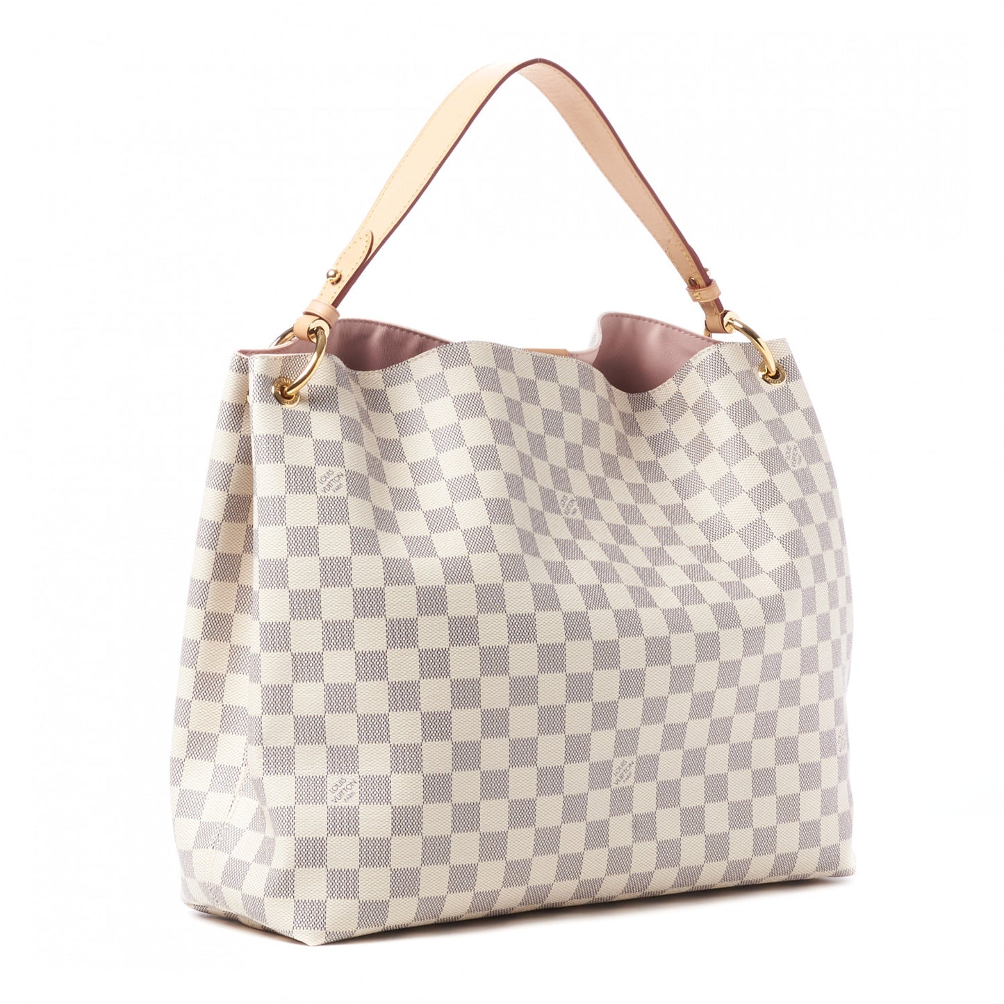 Damier Azur Graceful MM Rose Ballerine