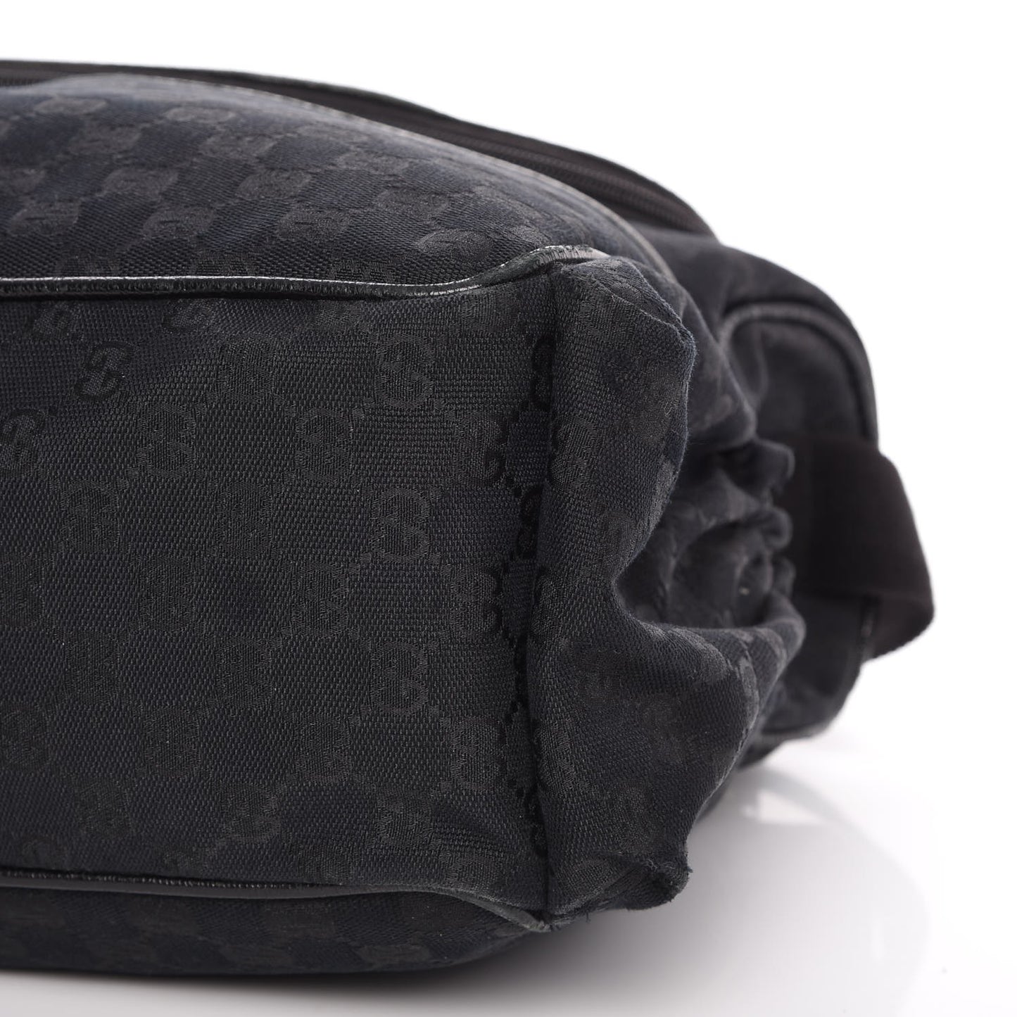 Monogram Large Diaper Bag Black