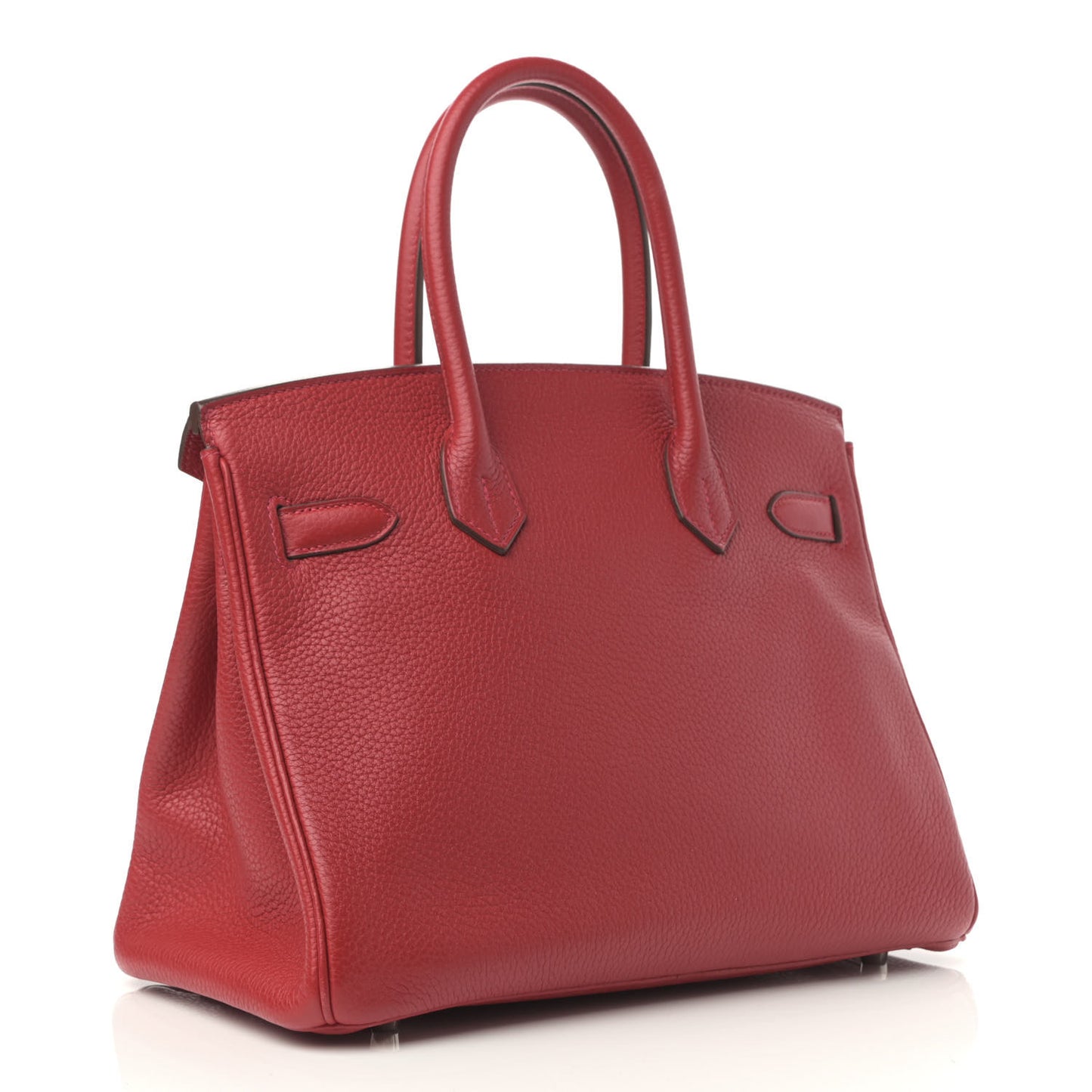 Taurillon Clemence Birkin 30 Rouge Casaque