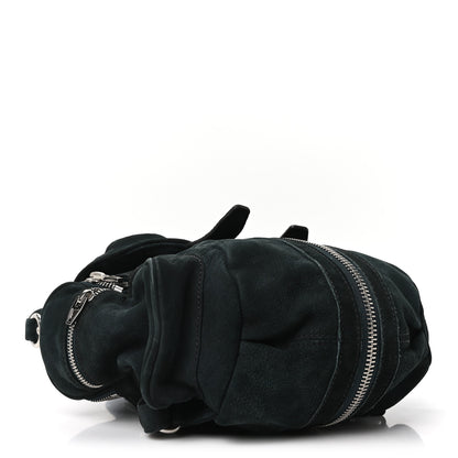 Alexander Wang Nubuck Mini Marti Backpack Green Rhodium Hardware 1768196 – FASHIONPHILE