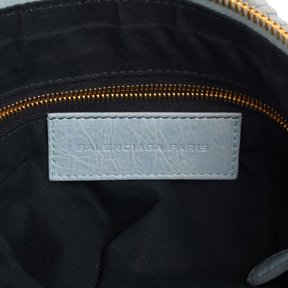 Balenciaga Agneau Giant 12 Gold Hardware Day Hobo Bleu Acier Ciel 6 of 9