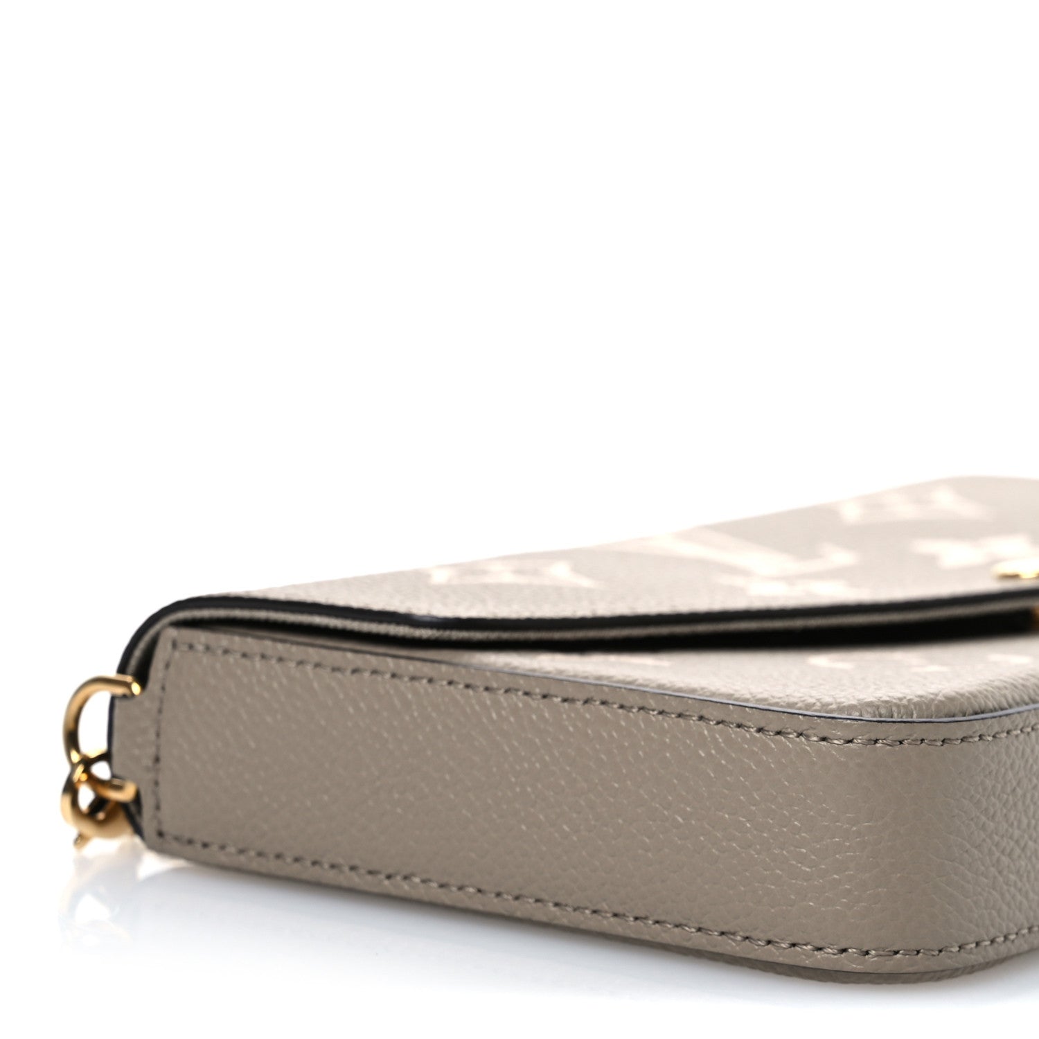 Louis Vuitton Empreinte Monogram Giant Felicie Pochette Tourterelle Creme 10 of 12