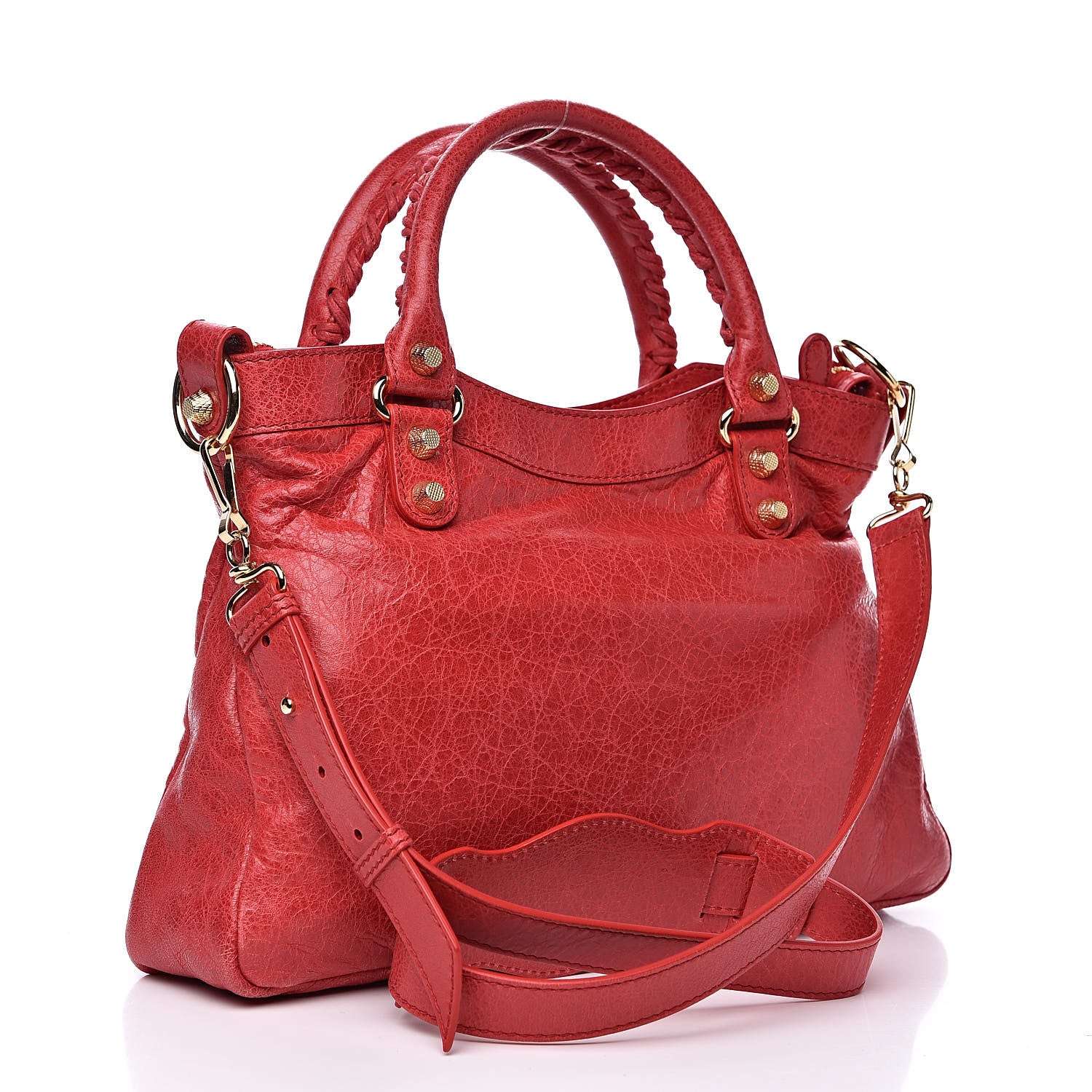 Balenciaga Agneau Giant 12 Gold Hardware Town Rouge Cardinal 3 of 10