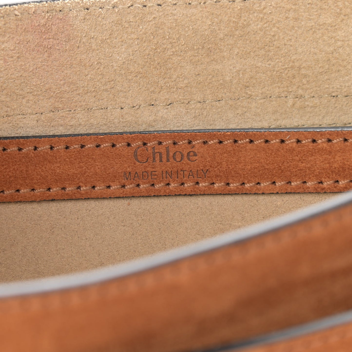 Suede Calfskin Braided Mini Hudson Shoulder Bag Caramel