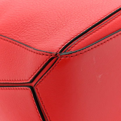 Loewe Calfskin Small Puzzle Bag Scarlet 10 of 15
