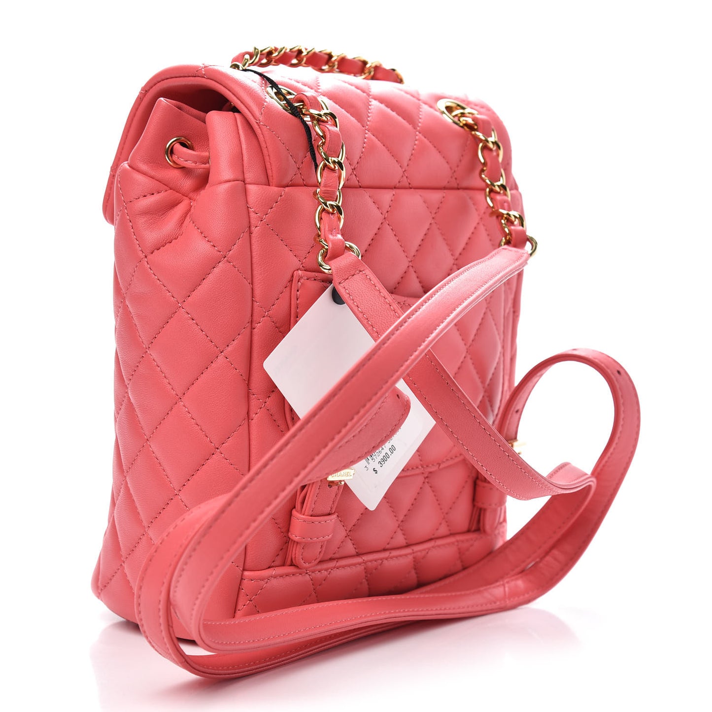 Lambskin Quilted Mini Urban Spirit Backpack Pink