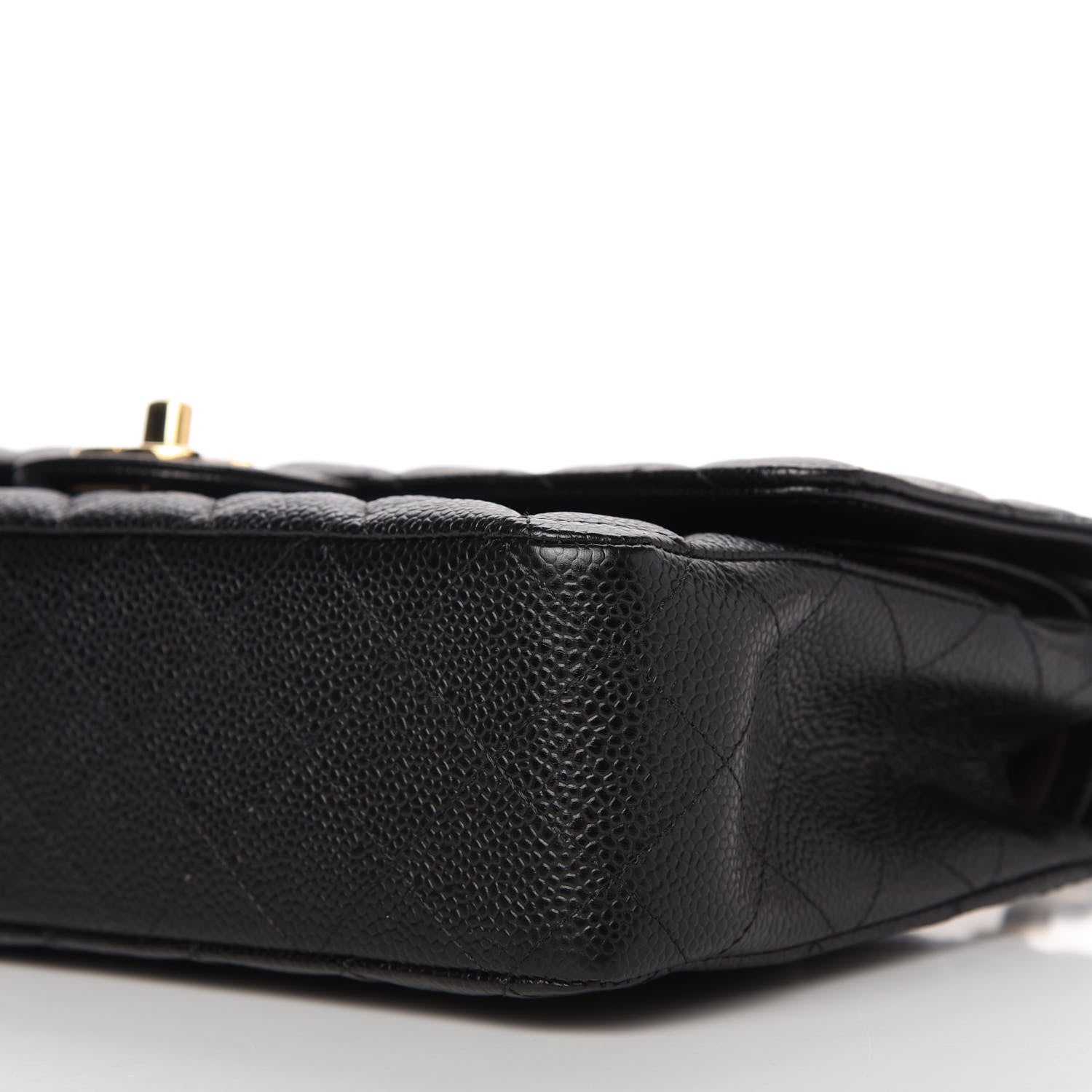 Chanel Caviar Quilted Medium Double Flap Black 7 of 11