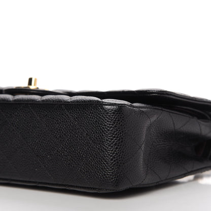 Chanel Caviar Quilted Medium Double Flap Black 7 of 11