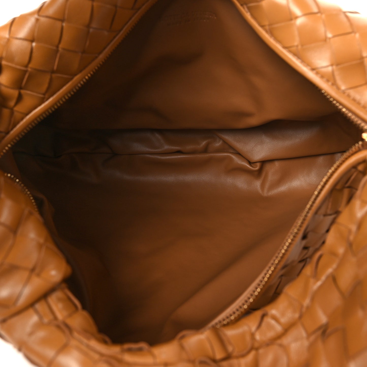 Nappa Intrecciato Small Jodie Caramel