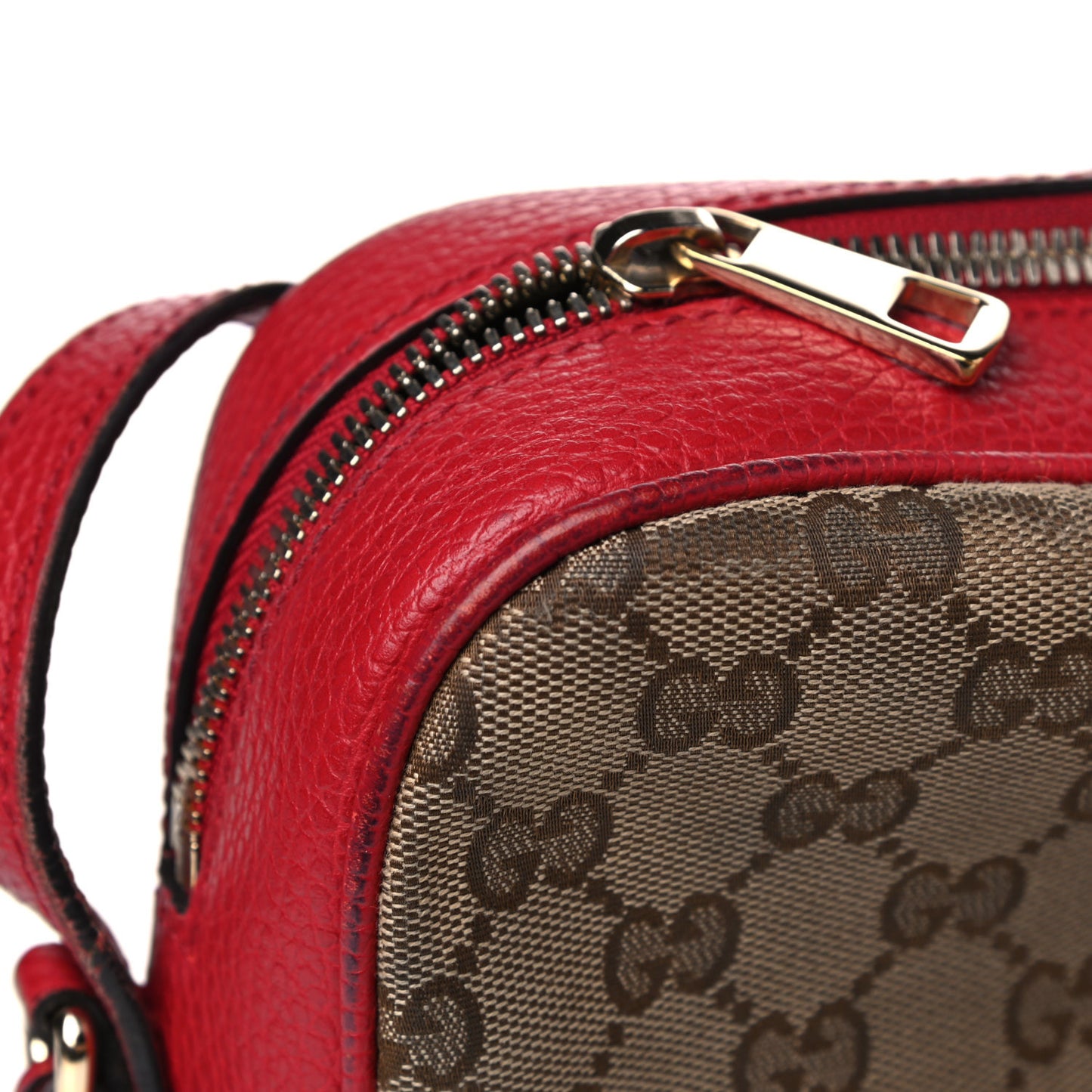 Monogram Mini Bree Messenger Bag Red
