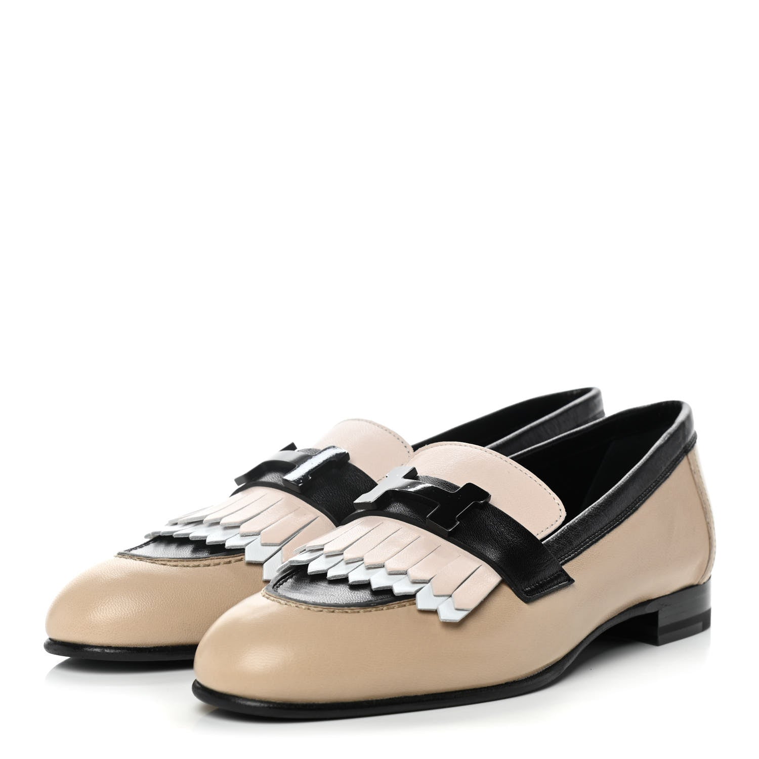 Hermes Goatskin Womens Royal Loafers 35 Multicolor 3 of 11