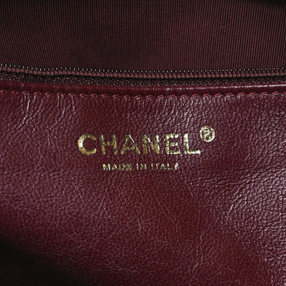 Chanel Aged Calfskin Quilted Large Reissue Camera Case Black 6 of 10