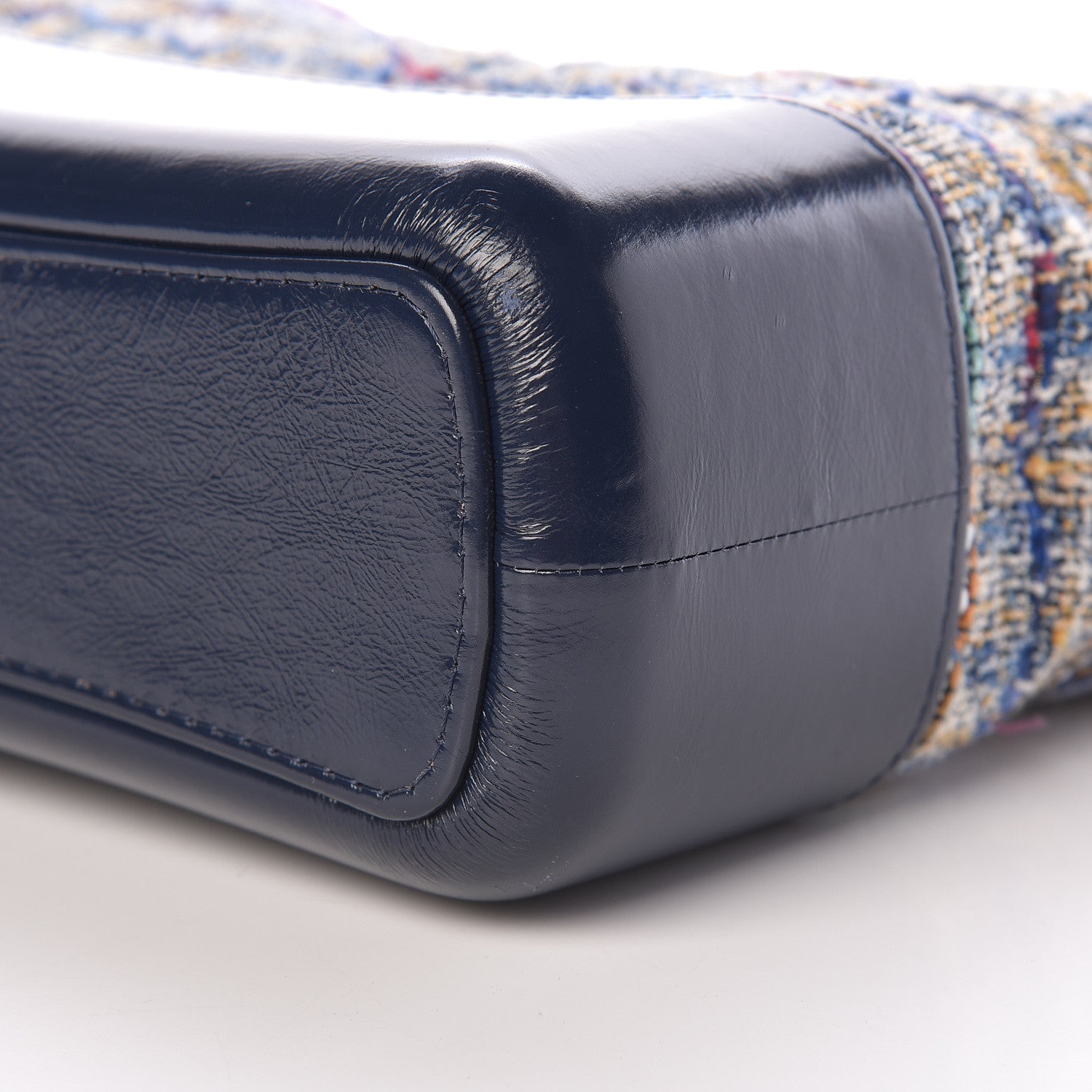 Chanel Tweed Calfskin Medium Gabrielle Hobo Blue 10 of 13