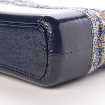 Chanel Tweed Calfskin Medium Gabrielle Hobo Blue 10 of 13