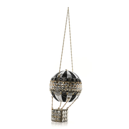 Judith Leiber Crystal Pearl Amelia Hot Air Balloon Minaudiere Clutch Gold 3 of 10