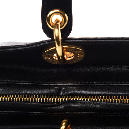 Christian Dior Lambskin Cannage Large Lady Dior Black 9 of 12