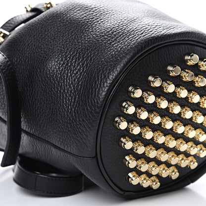 Alexander Wang Pebbled Lambskin Diego Bucket Black Gold Hardware 10 of 11