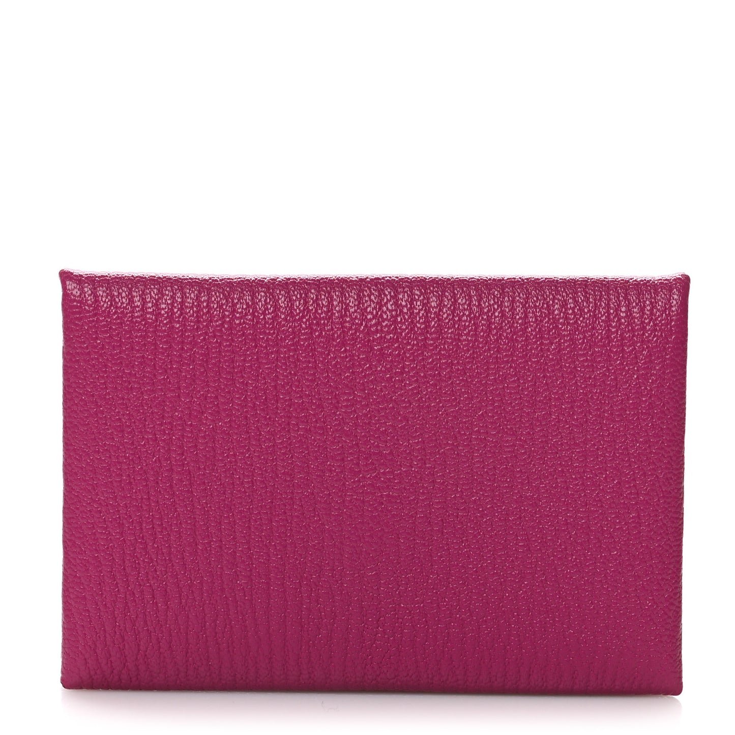 Chevre Mysore Calvi Card Case Rose Pourpre