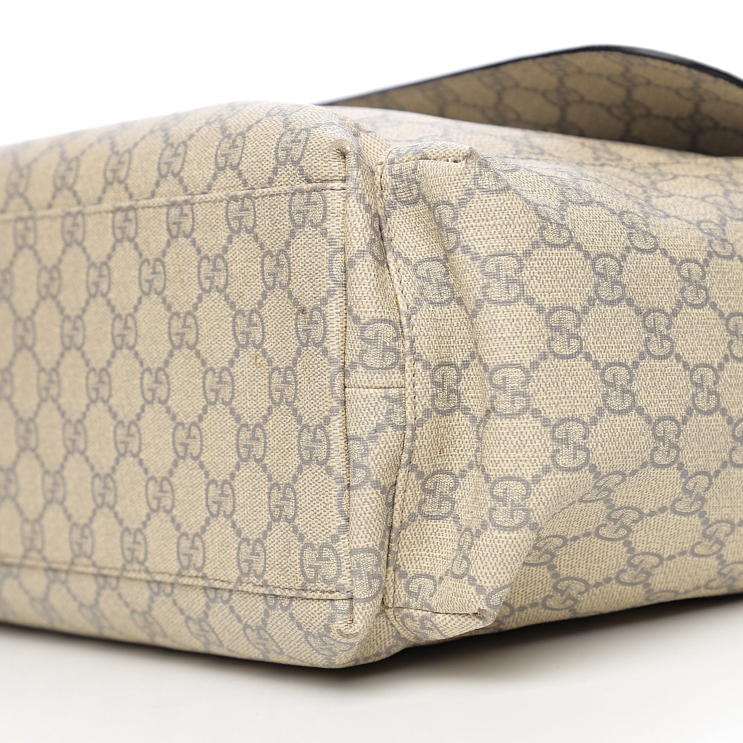 GG Plus Monogram Messenger Diaper Bag Ecru Grigio