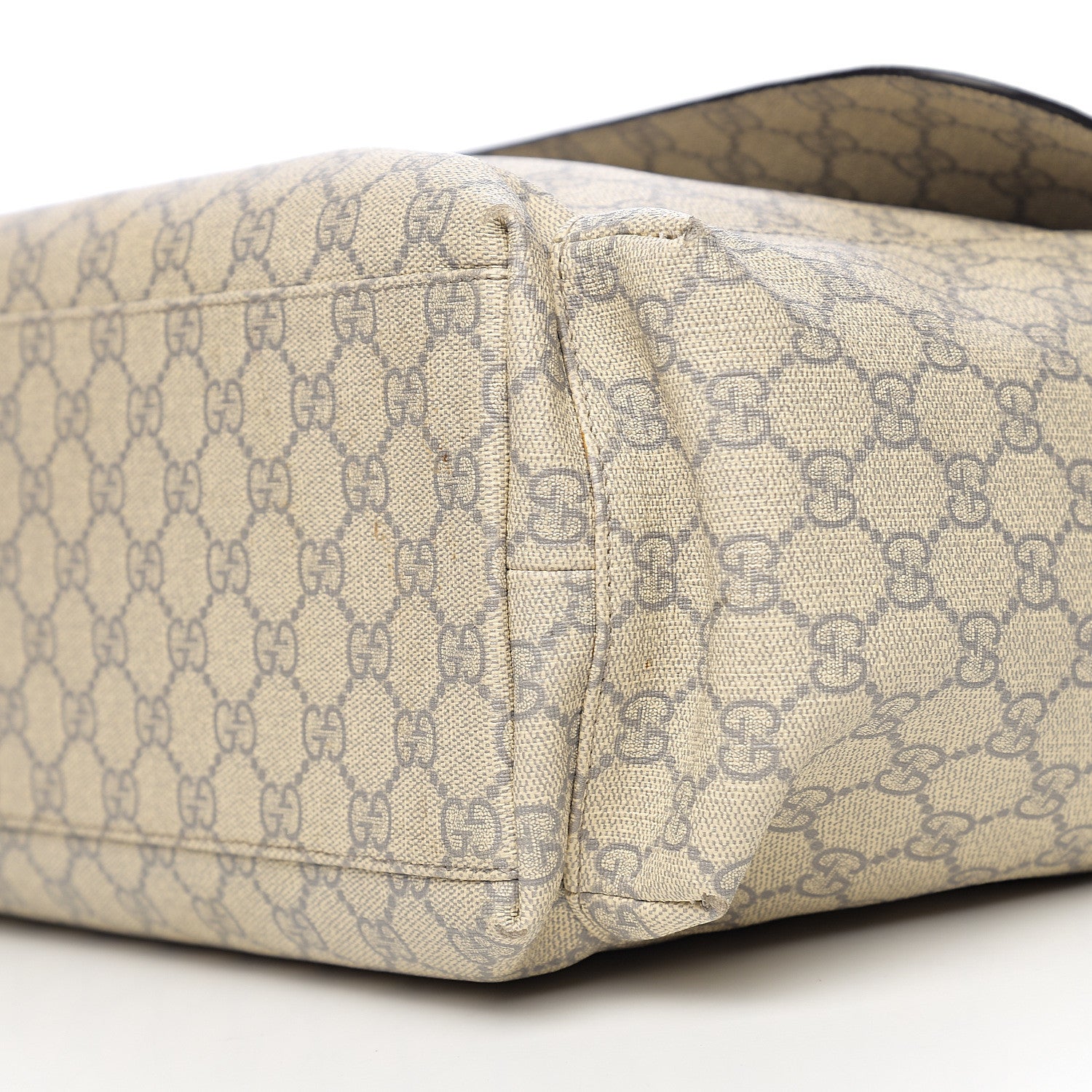 Gucci GG Plus Monogram Messenger Diaper Bag Ecru Grigio 11 of 12