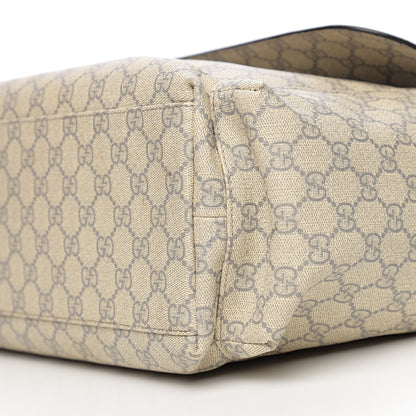 Gucci GG Plus Monogram Messenger Diaper Bag Ecru Grigio 11 of 12