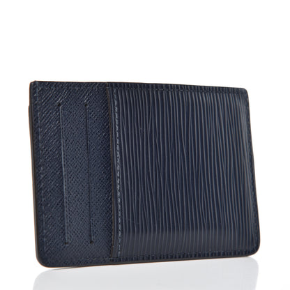 Louis Vuitton Epi Neo Porte-Cartes Card Holder Navy 3 of 6