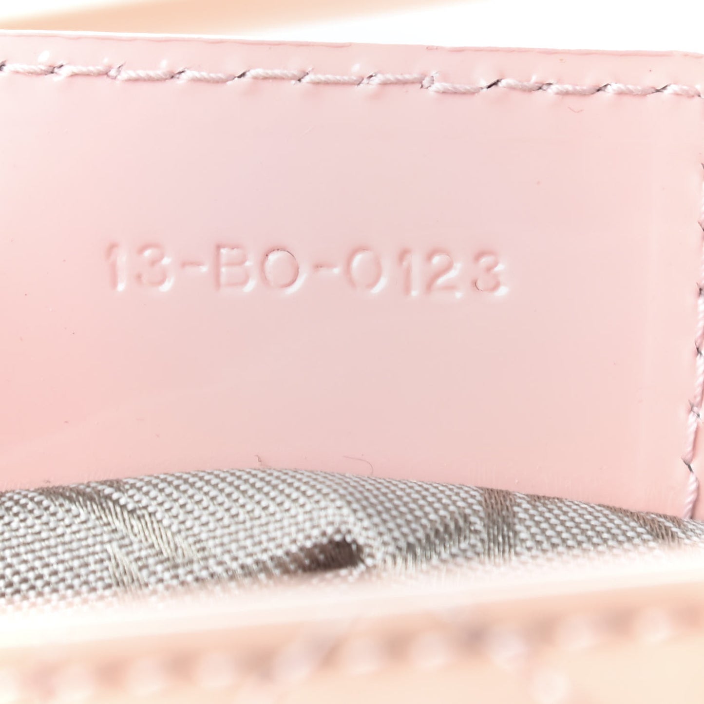 Patent Cannage Medium Lady Dior Light Pink