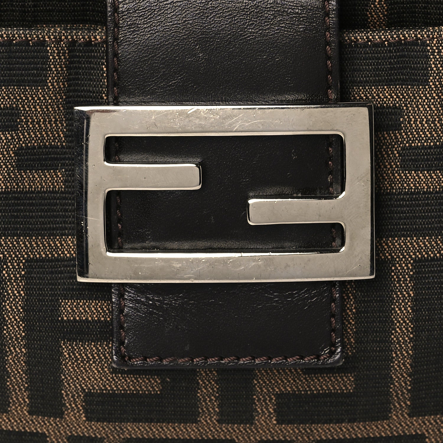 Fendi Zucca Baguette Bag Tobacco 7 of 9