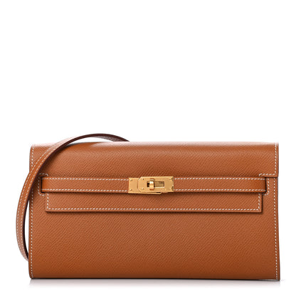 Hermes Epsom Kelly Wallet To Go Gold 1 of 7