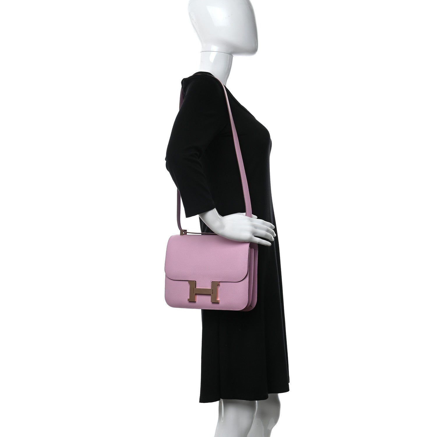 Hermes Epsom Constance 24 Mauve Sylvestre 3 of 9