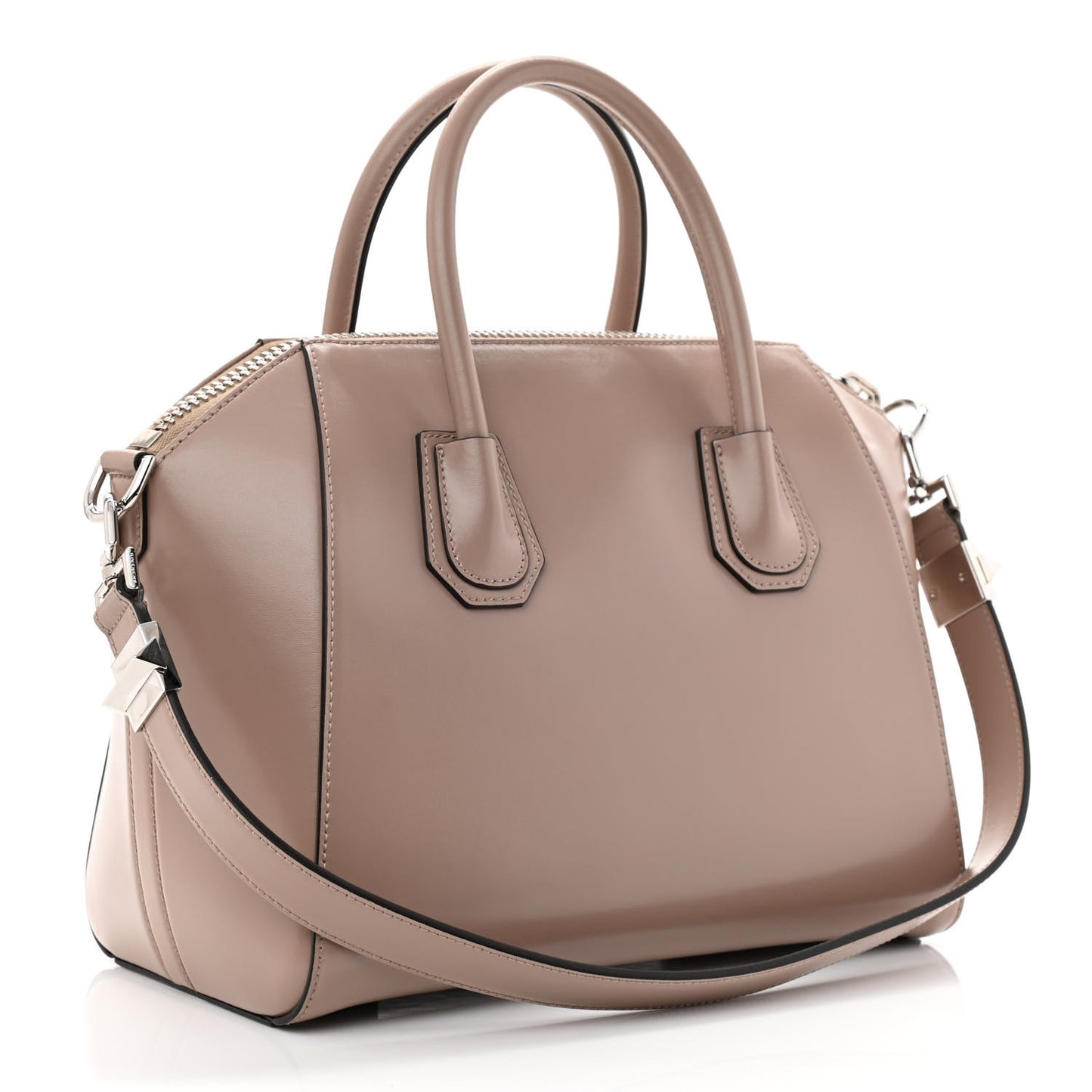 Shiny Lord Calfskin Small Antigona Linen
