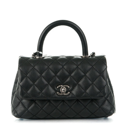 Chanel Caviar Quilted Mini Coco Handle Flap Black 1 of 7