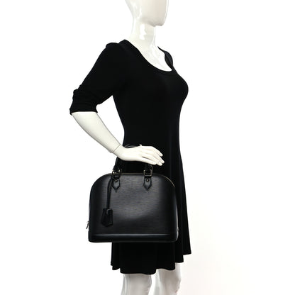Louis Vuitton Epi Alma PM Black 3 of 8